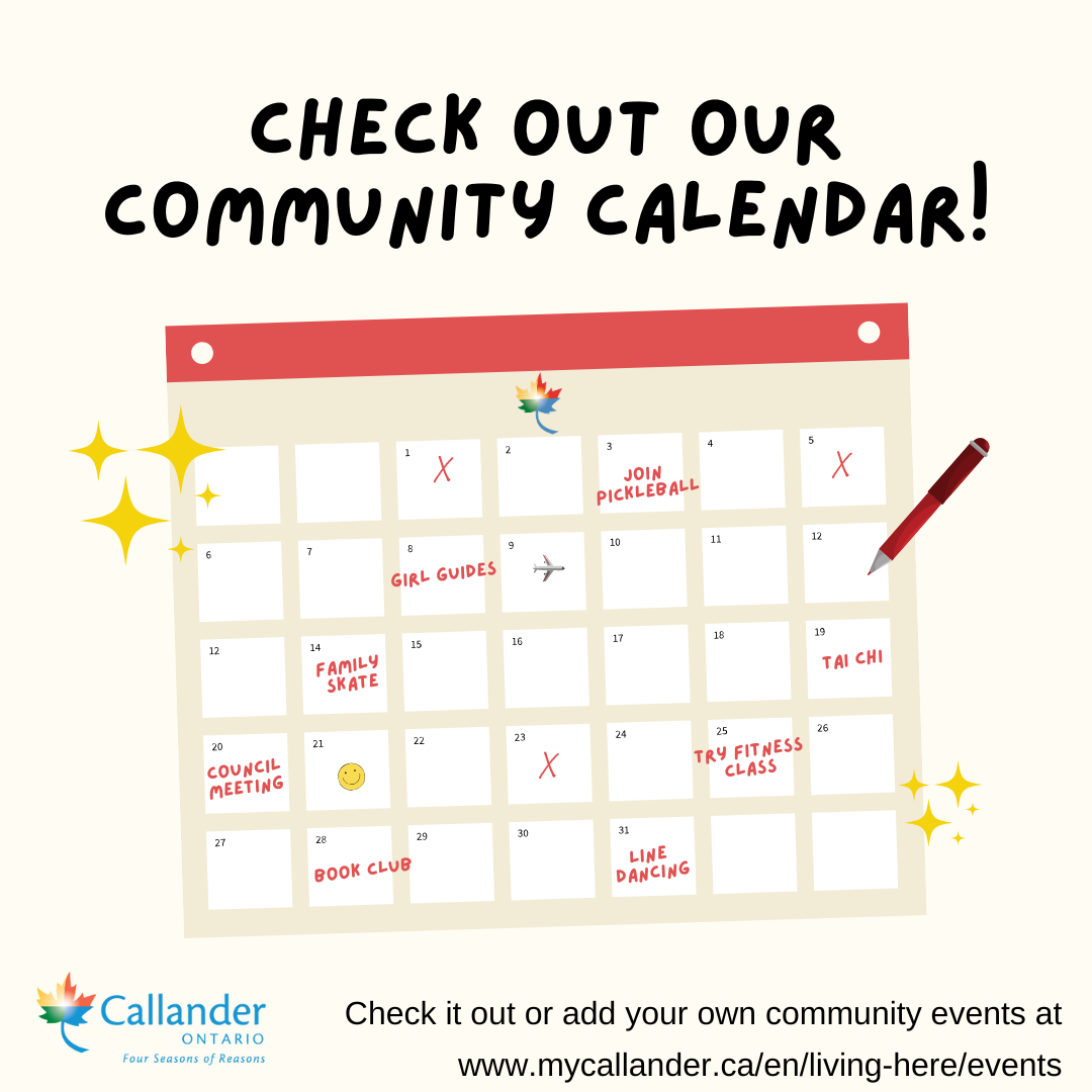 📅 Stay in the Loop with Callander Events!